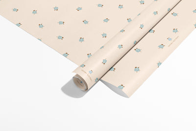 swanky boutique malta - Wrapping Paper, Sheet - Swanky Bird, Neutral (520 x740mm)