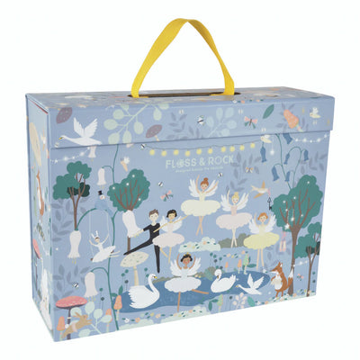 Floss & Rock - Play Box with Wooden Pieces Enchanted Ballerina - Swanky Boutique