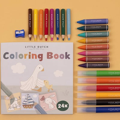 Little Dutch - Colouring Book 24 Drawings - Swanky Boutique