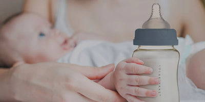 Baby bottle (180ml) (BPA Free) with non-collapsible teat