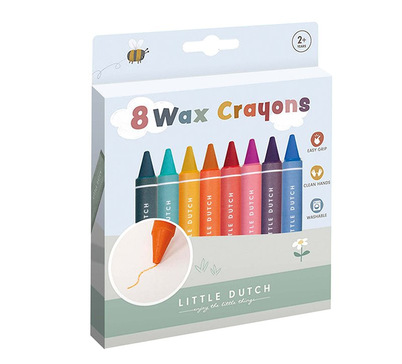 Little Dutch - Crayons Washable 8 Pack - Swanky Boutique