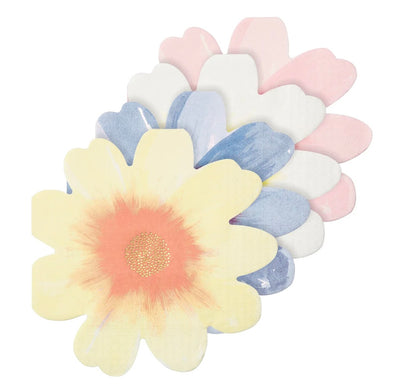 meri meri - napkins set of 16 flower garden - swanky boutique malta
