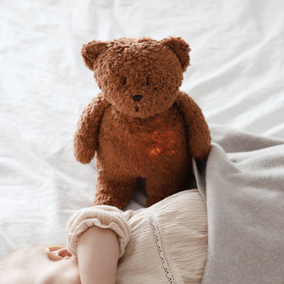 Moonie - Humming Bear with Light & Cry Sensor Caramel - Swanky Boutique