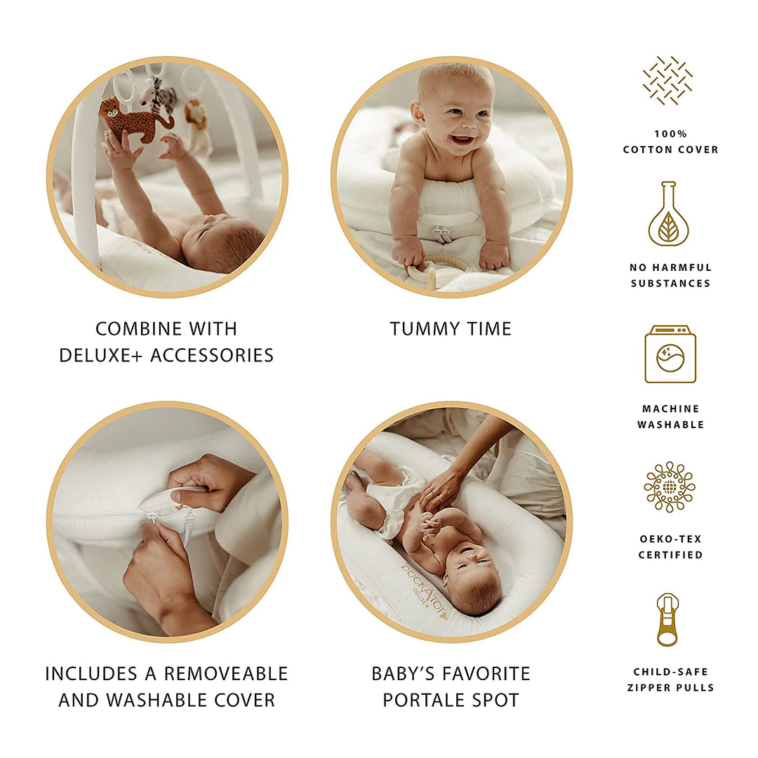 DockATot Deluxe+ Dock Cloud Grey – Swanky Boutique