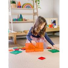 Magnetic Tiles, Pastel Rainbow - Square Expansion Pack (40 Pieces)