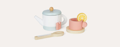 Kids Concept - Tea Set Wooden 21 Pieces - Swanky Boutique