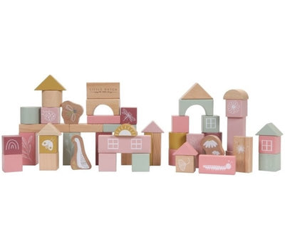 Little Dutch - Building Blocks in a Bucket Pink - Swanky Boutique
