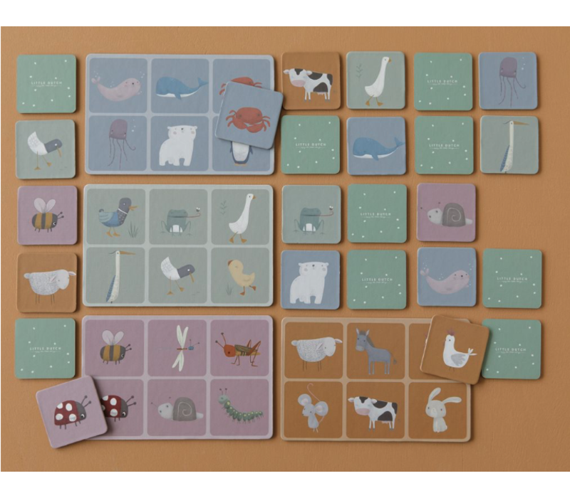 Little Dutch - Game Lotto Animals Little Goose 4+ Years - Swanky Boutique