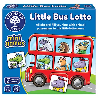orchard toys - Game (Mini Game) - Little Bus Lotto (3-6 Years) - swanky boutique malta