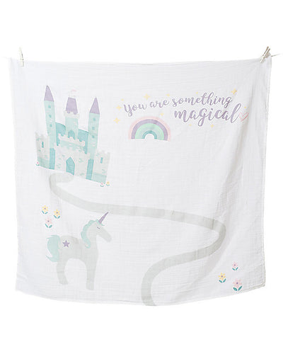 lulujo - First Year Kit - Milestone Swaddle + 14 Cards - 'Something Magical' - swanky boutique malta