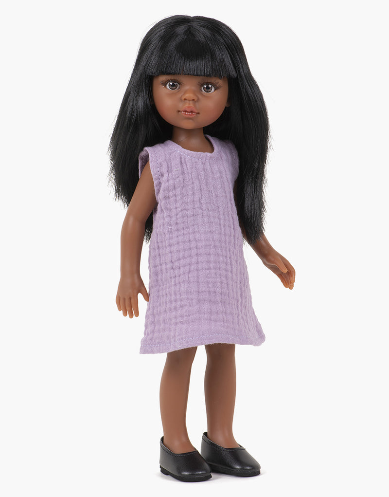minikane - Doll, Paola Reina 32cm - Nora in Purple Dress - swanky boutique malta