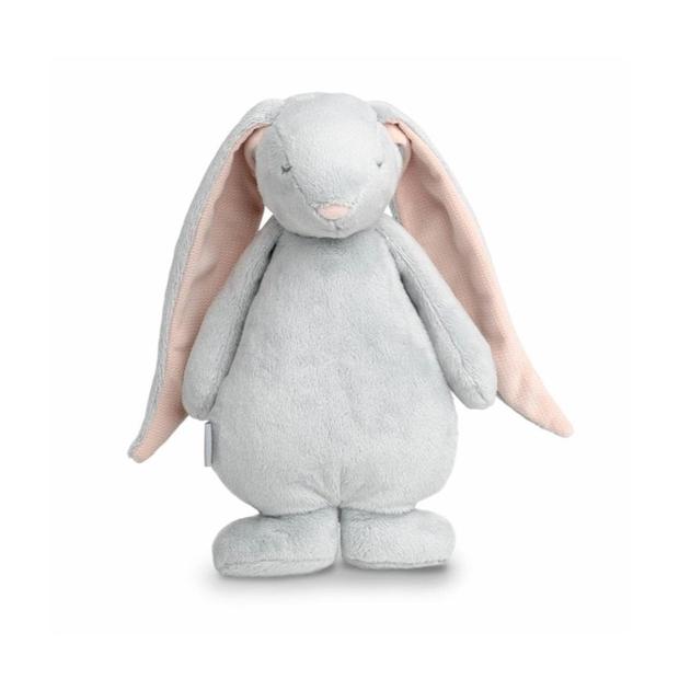 Humming Bunny with Light & Cry Sensor - Grey with Pink Cloud Ears