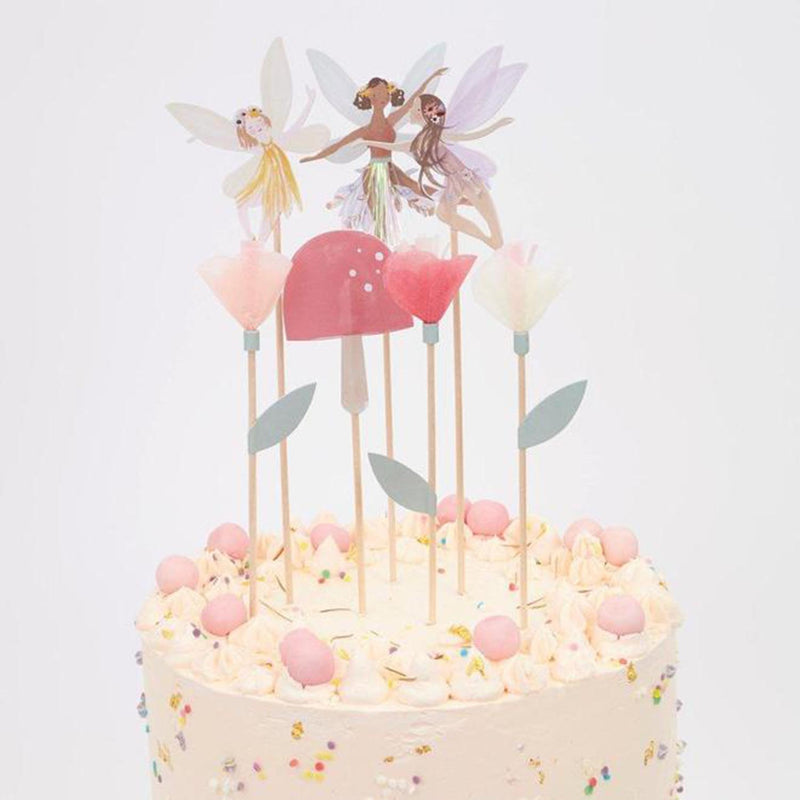 meri meri - cake toppers 7 pack fairy wonderland - swanky boutique malta