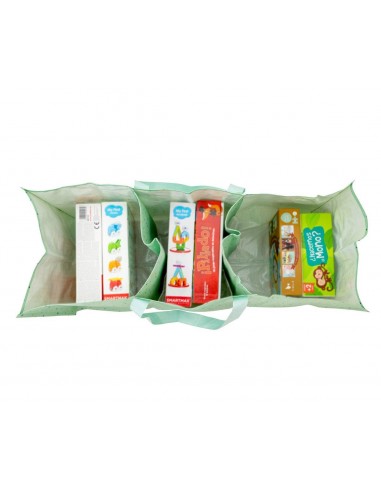 Tutete - Storage Bag 3 Compartments Sage Dots - Swanky Boutique