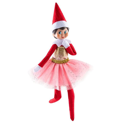 The Elf on the Shelf Extras: Claus Couture Collection - Pink Sparkly Party Dress - swanky boutique malta