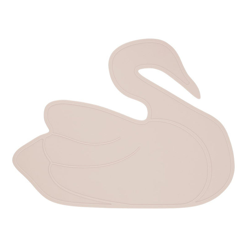 Placemat, Swan - Blush Pink