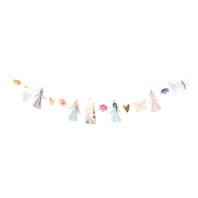 meri meri - garland 3d paper princess - swanky boutique malta