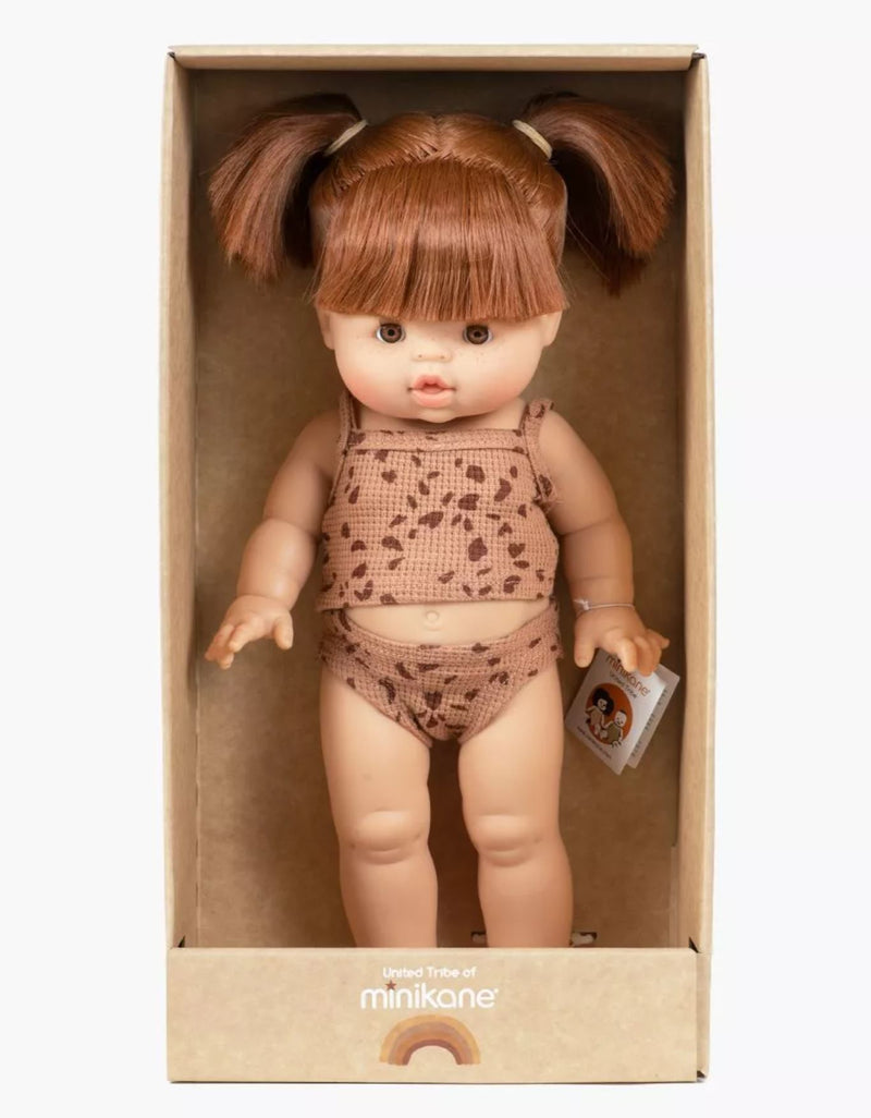 Doll, Minikane Girl Standing 37cm - Raphaella