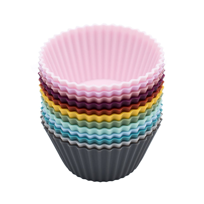 We Might Be Tiny - Baking Cups Re-usable Silicone 12 Pack - Swanky Boutique