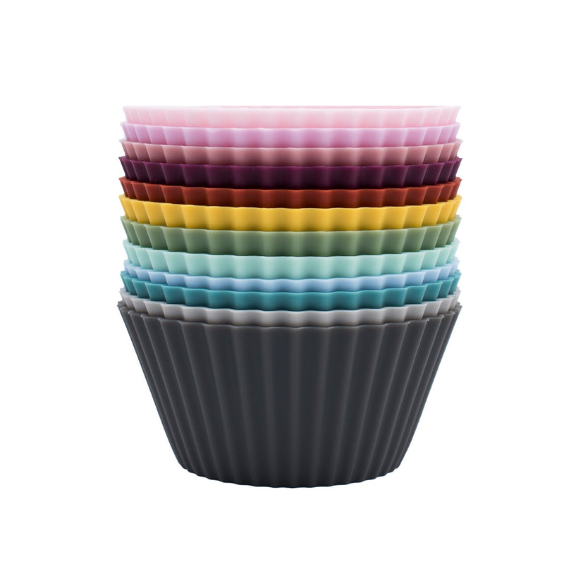 We Might Be Tiny - Baking Cups Re-usable Silicone 12 Pack - Swanky Boutique