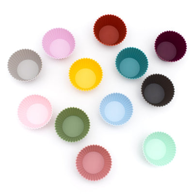 We Might Be Tiny - Baking Cups Re-usable Silicone 12 Pack - Swanky Boutique