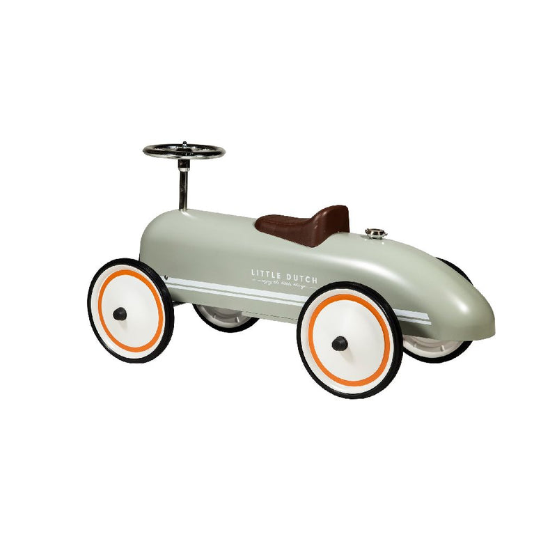 Little Dutch - Ride On Retro Car Olive Green - Swanky Boutique