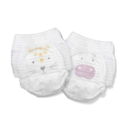 Kit & Kin - eco nappy pants (pull ups), Size 4 Hippo & Leopard 9-15kg (22 pack) - swanky boutique malta