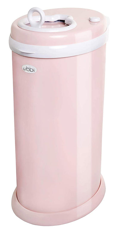ubbi - Diaper Bin, Odor Control Steel - Blush Pink - swanky boutique malta