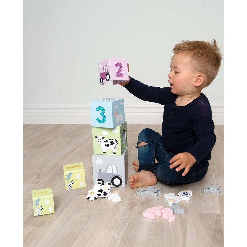 Stacking Cubes including Animals