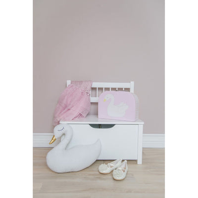 Jabadabado - Storage Bench White - Swanky Boutique