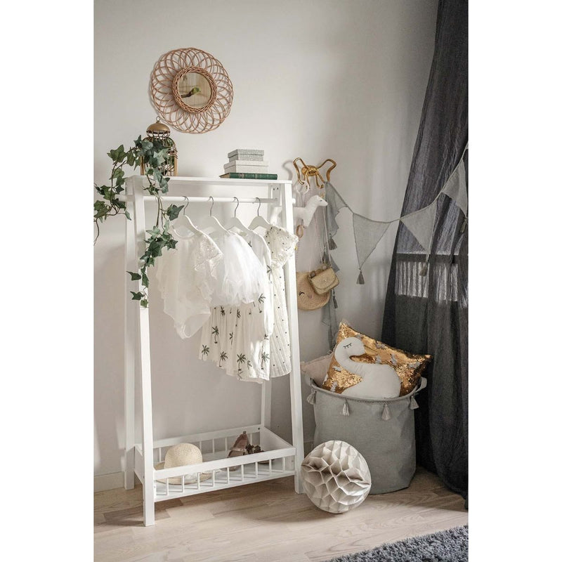 Jabadabado - Clothing Rail White - Swanky Boutique