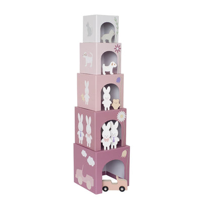 Jabadabado - Stacking Cubes Bunny 1-5 - Swanky Boutique