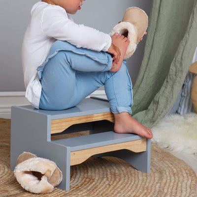 Jabadabado - Step Stool Grey - Swanky Boutique