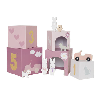 Jabadabado - Stacking Cubes Bunny 1-5 - Swanky Boutique