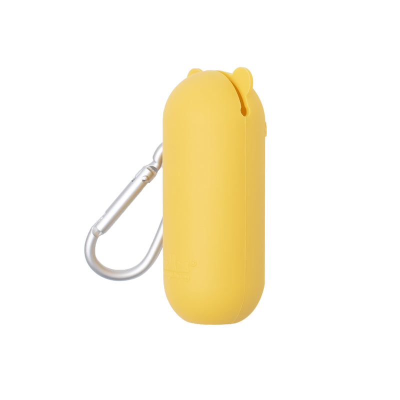 We Might Be Tiny - Straw + Travel Keepie Silicone Bear Yellow - Swanky Boutique