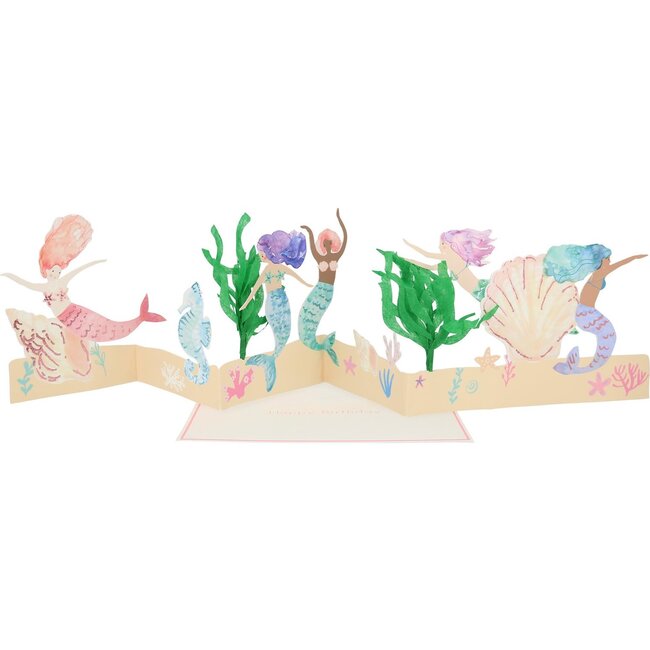 Card - Birthday, 3D Scene (Mermaid)